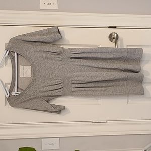 Grey Sweatshirt dress